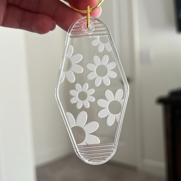 Motel Keychain - Floral pattern - Picture 2 of 3
